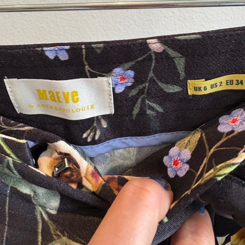 ANTHROPOLOGIE MAUVE SILKY PARACHUTE PANTS - Picture 5 of 7